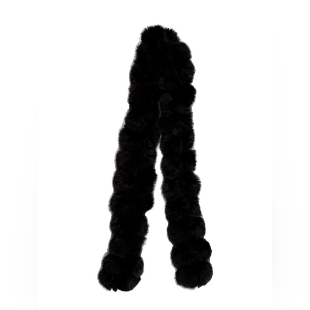 Saga Fur Scarf Black - Excellent condition